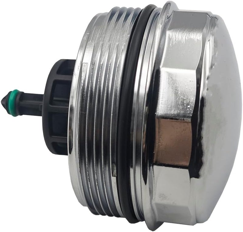 AMCC Aluminum Oil Filter Housing Cover Cap Compatible with BMW N20 N52 N54 N55 F10 F25 128i 328i 328xi 330i 530i 740i X1 4 5 Replaces: 11427525334 - Image 1